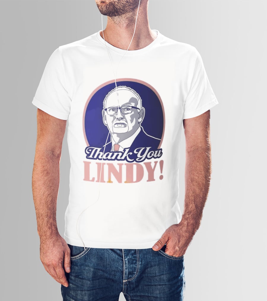 Thank You Lindy Ruff New Jersey Devils NHL Coach Appreciation T-Shirt