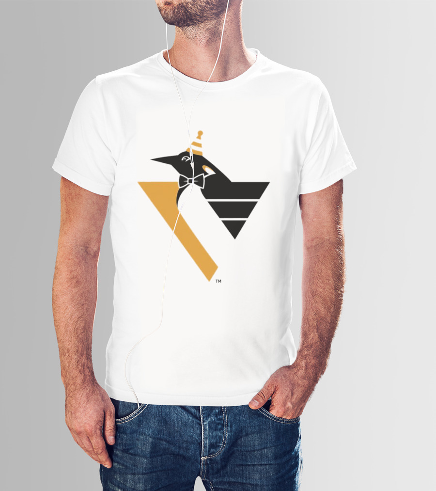Pittsburgh Penguins Happy Birthday RoboPenguin NHL Party T-Shirt