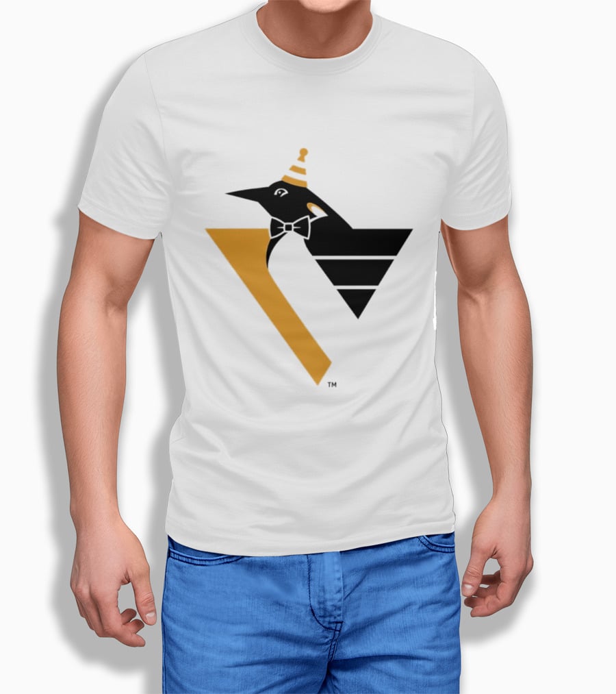 Pittsburgh Penguins Happy Birthday RoboPenguin NHL Party T-Shirt