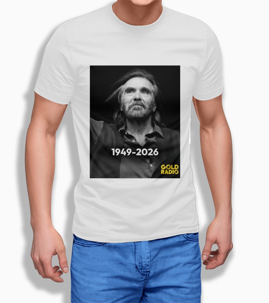 Dr Hook Singer Dennis Locorriere 1949 2026 Gold Radio T-Shirt