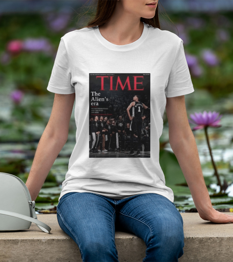 Victor Wembanyama The Alien's Era Time Spurs T-Shirt