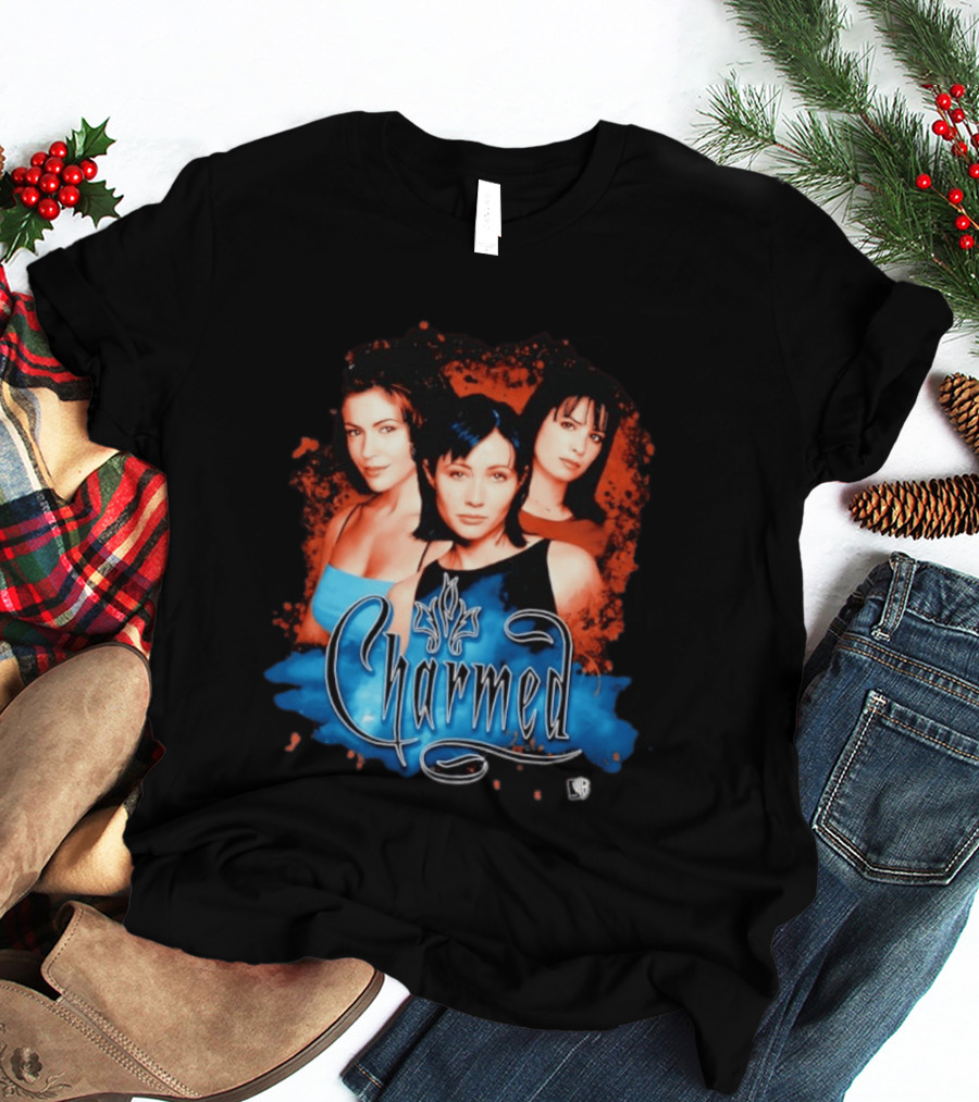 Charmed 1998 Prue Piper Phoebe Iconic Magic Sisters T-Shirt