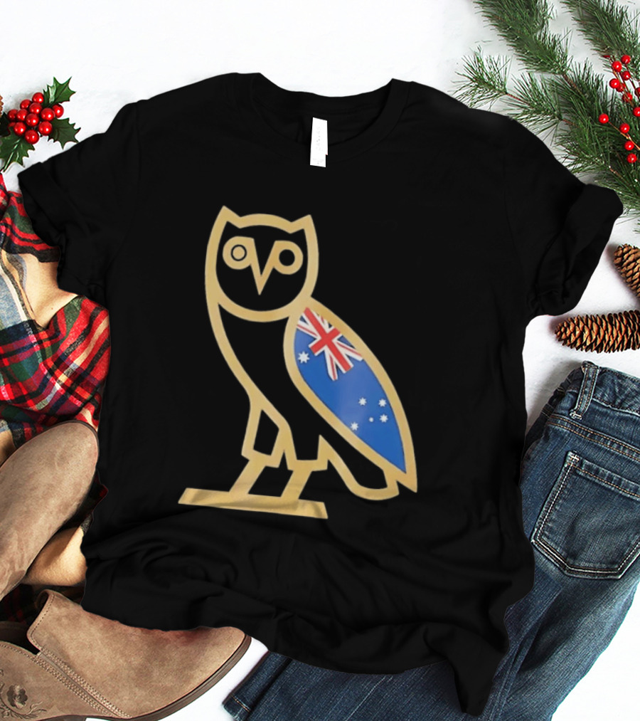 OVO Owl With Australia Flag T-Shirt