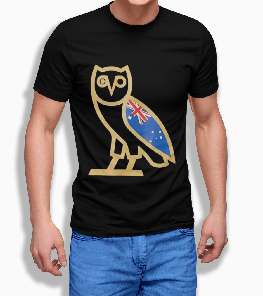OVO Owl With Australia Flag T-Shirt
