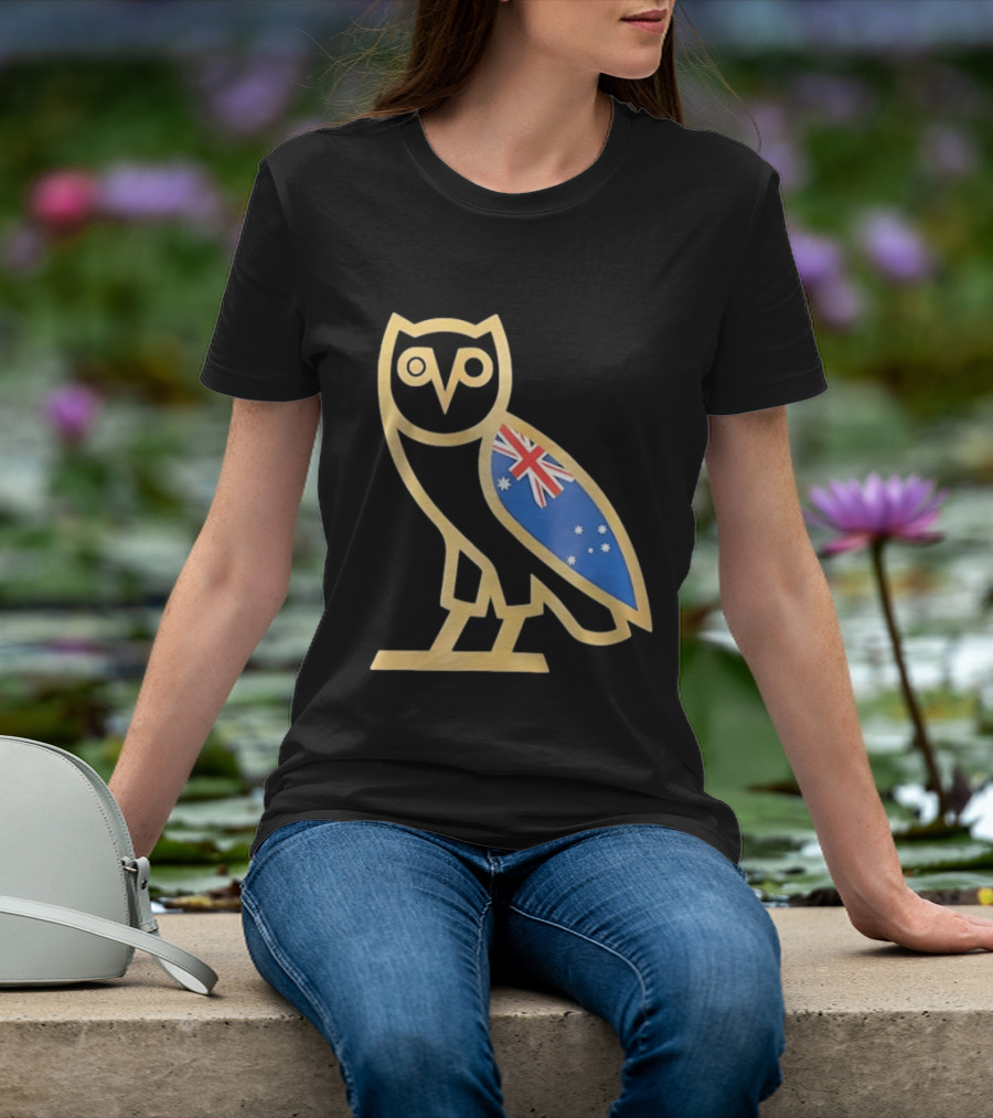 OVO Owl With Australia Flag T-Shirt