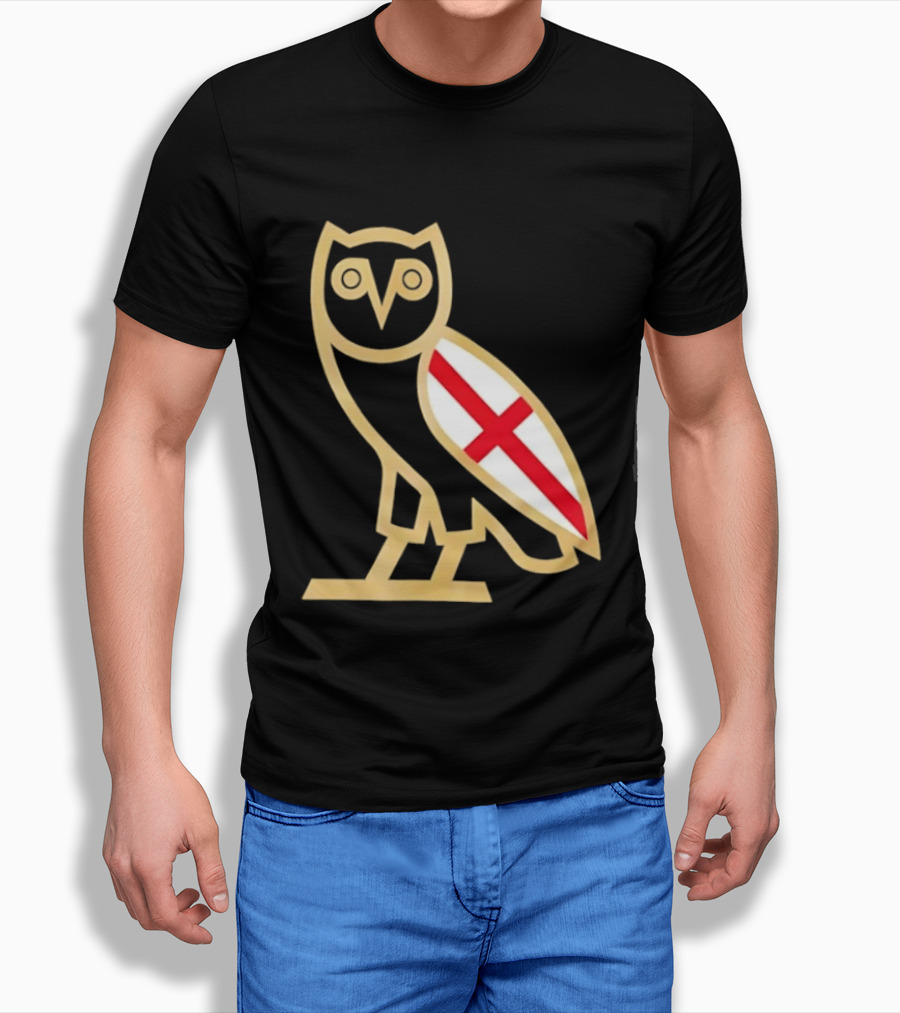 OVO Owl England Flag T-Shirt