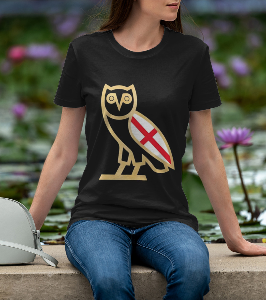 OVO Owl England Flag T-Shirt