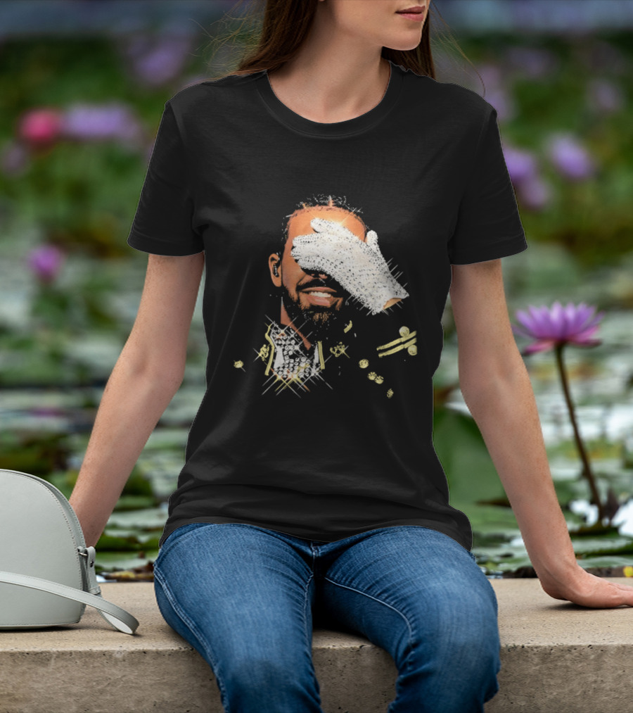 Drake Iceman Pay Tribute To Michael Jackson Glitter Glove Iconic Gesture T-Shirt
