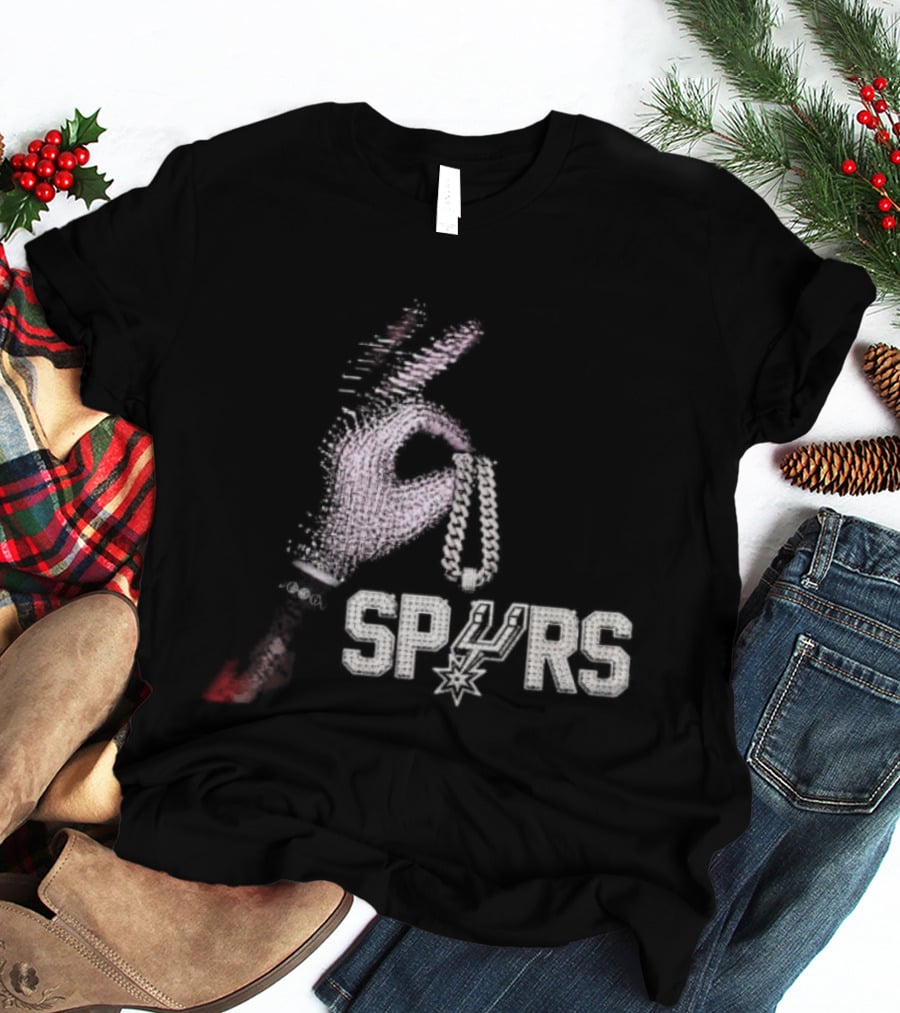 Drake Iceman Spurs Diamond Hand San Antonio Spurs T-Shirt
