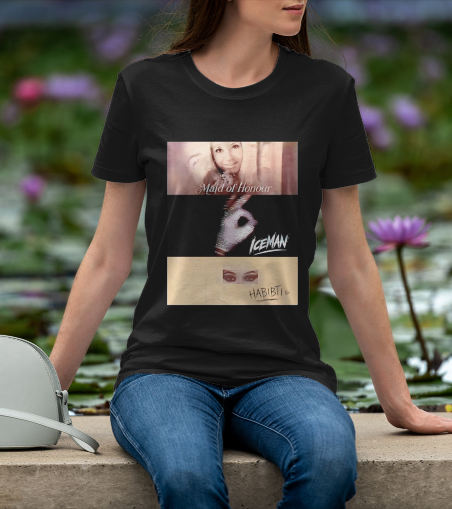 Maid Of Honour Iceman Habibti Mashup With Glove And Portraits T-Shirt