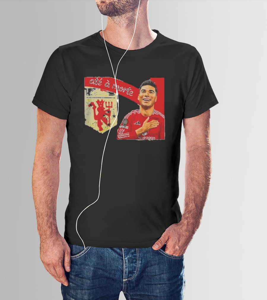 Manchester United Até à Morte Casemiro T-Shirt