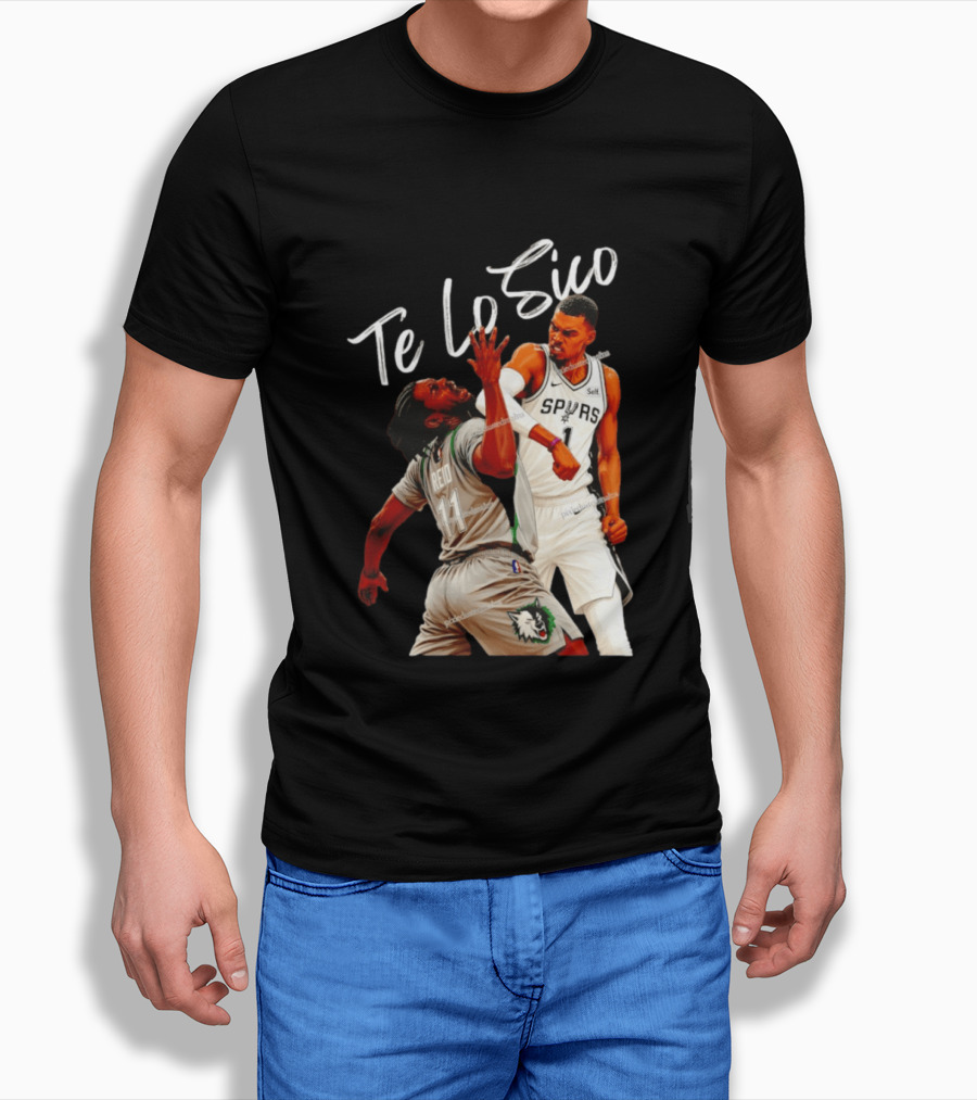 San Antonio Spurs Basketball Te Lo Sico Wemby Elbow Reid T-Shirt