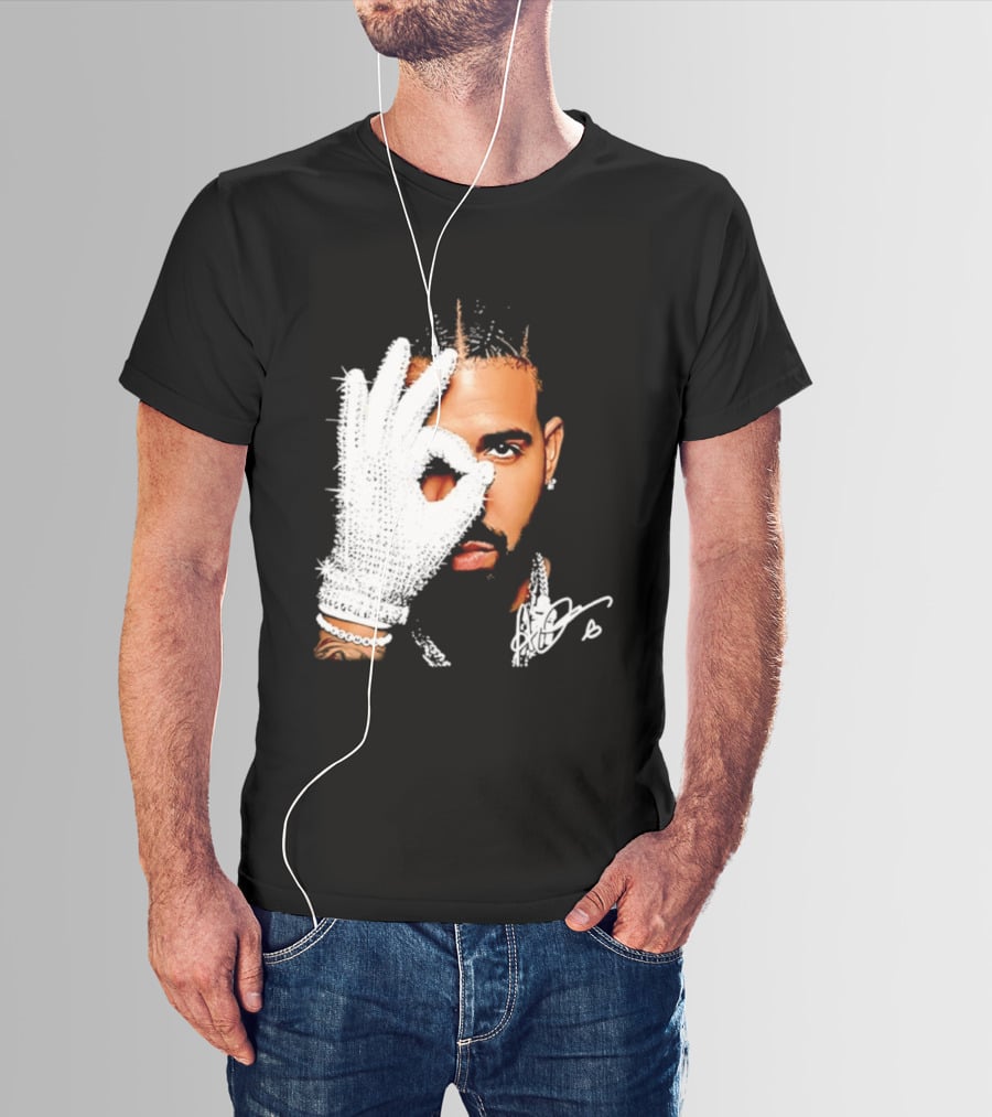 The Iceman Drake Rhinestone Glove T-Shirt
