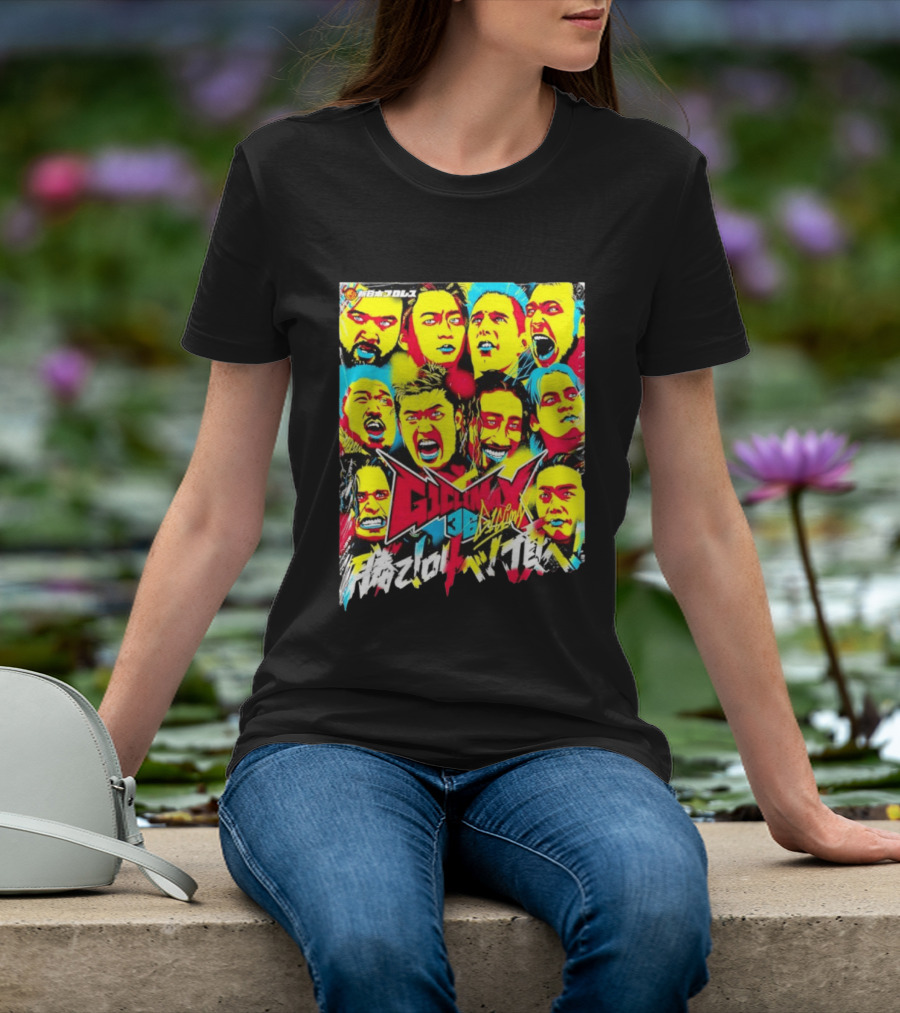 NJPW G1 Climax 36 Multicolor Wrestlers T-Shirt