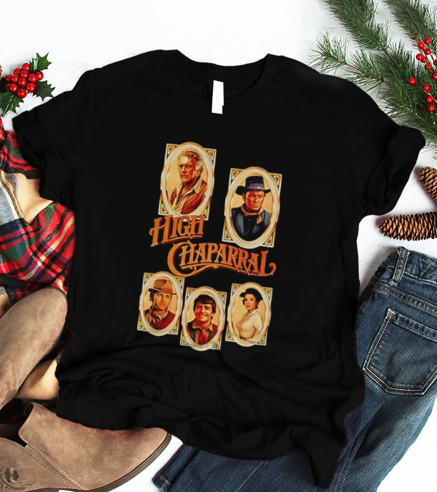 High Chaparral Classic Western Characters Collection T-Shirt