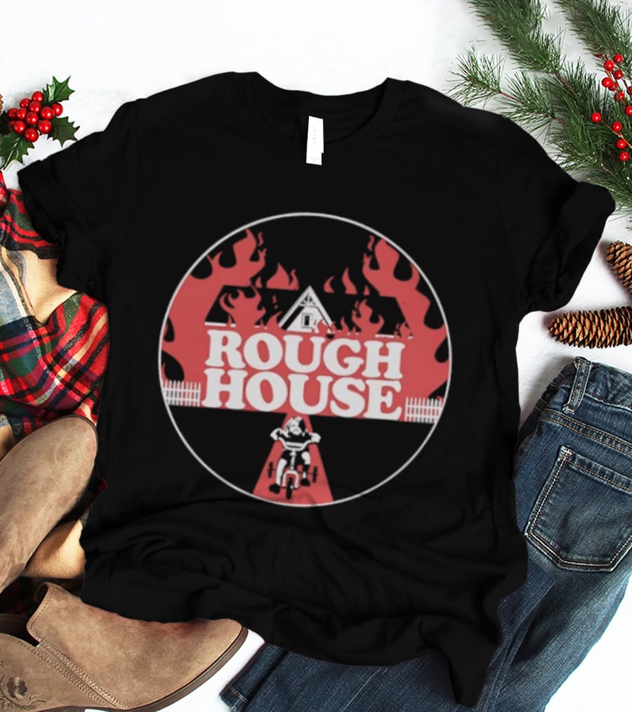 Rough House Flaming Pyramid T-Shirt