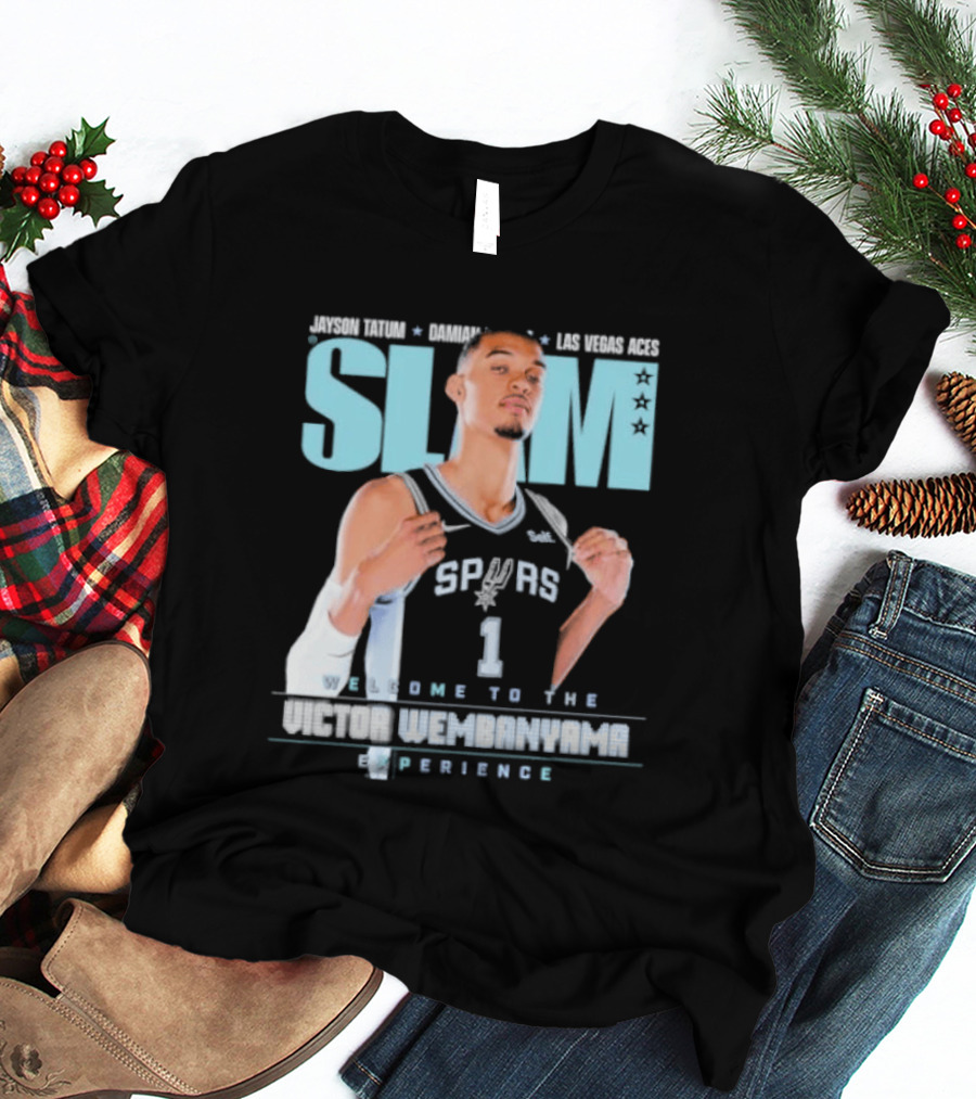 SLAM Victor Wembanyama Spurs Experience Welcome T-Shirt