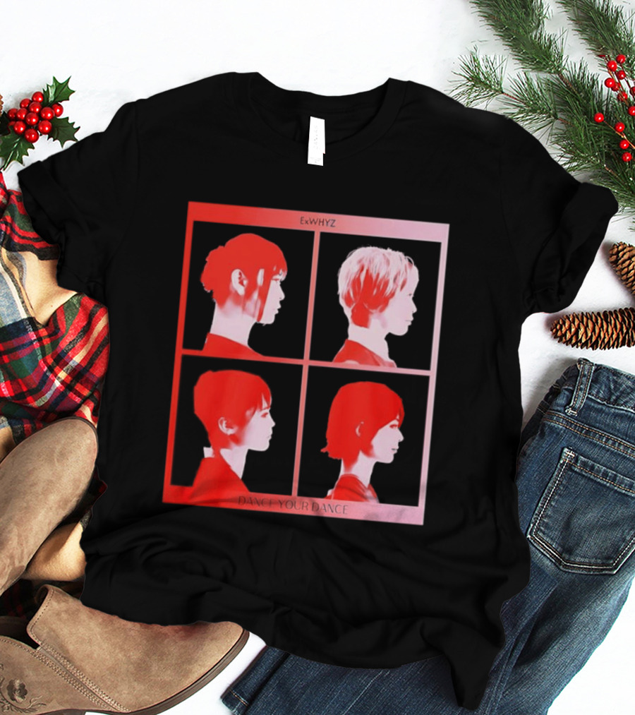 Exwhyz Dance Your Dance Four Profiles Red Frame T-Shirt