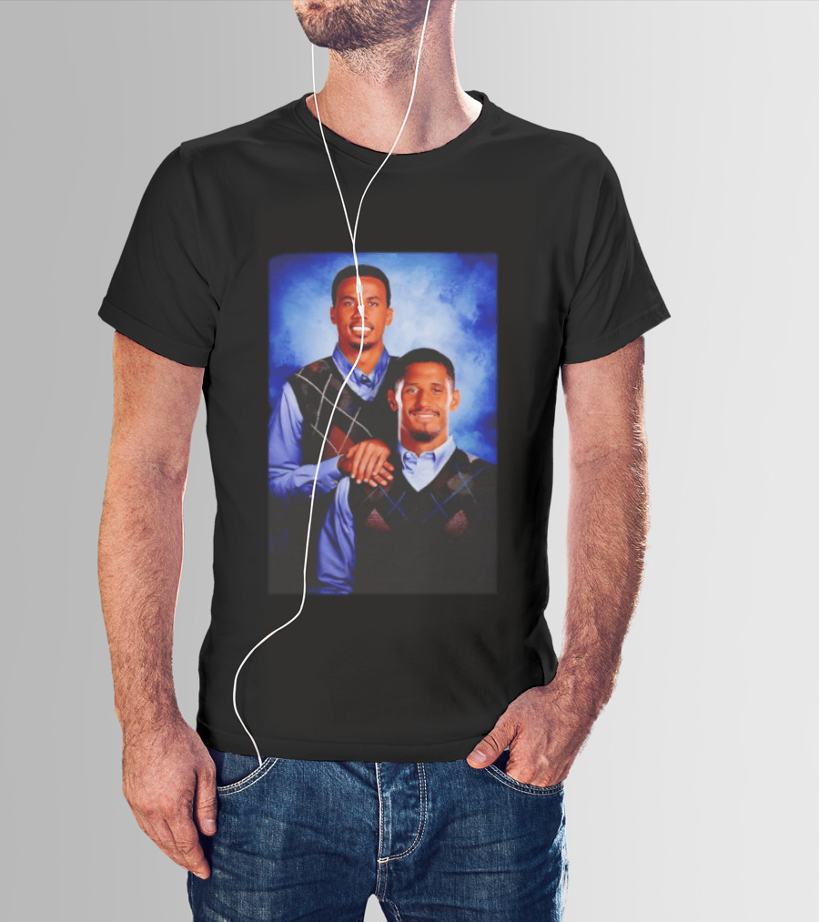 Arsenal FC Gabriel Magalhaes William Saliba Step Brothers Argyle Sweater Vest T-Shirt