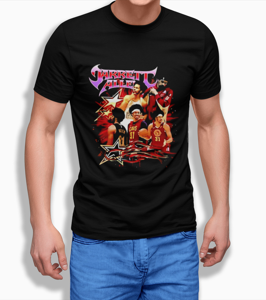 Jarrett Allen Cavs 31 Multi Star Basketball Highlights T-Shirt