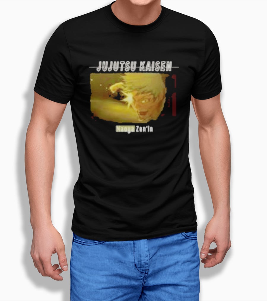 Naoya Zenin Character Jujutsu Kaisen Anime Series T-Shirt