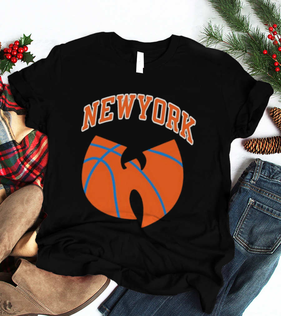 New York Basketball Wu Tang Clan Iconic Sports Fusion T-Shirt