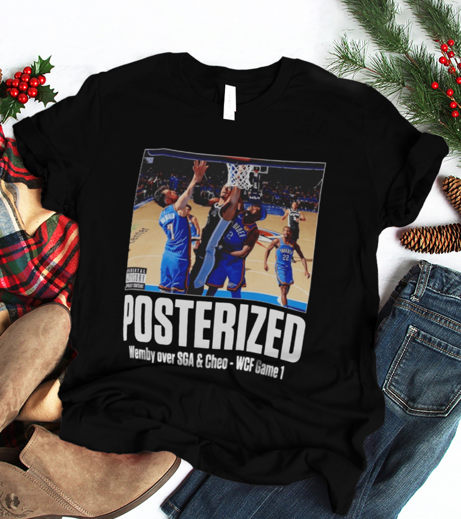 Ized Victor Wembanyama Chet Holmgren Shai Gilgeous Alexander NBA Game 1 2026 T-Shirt
