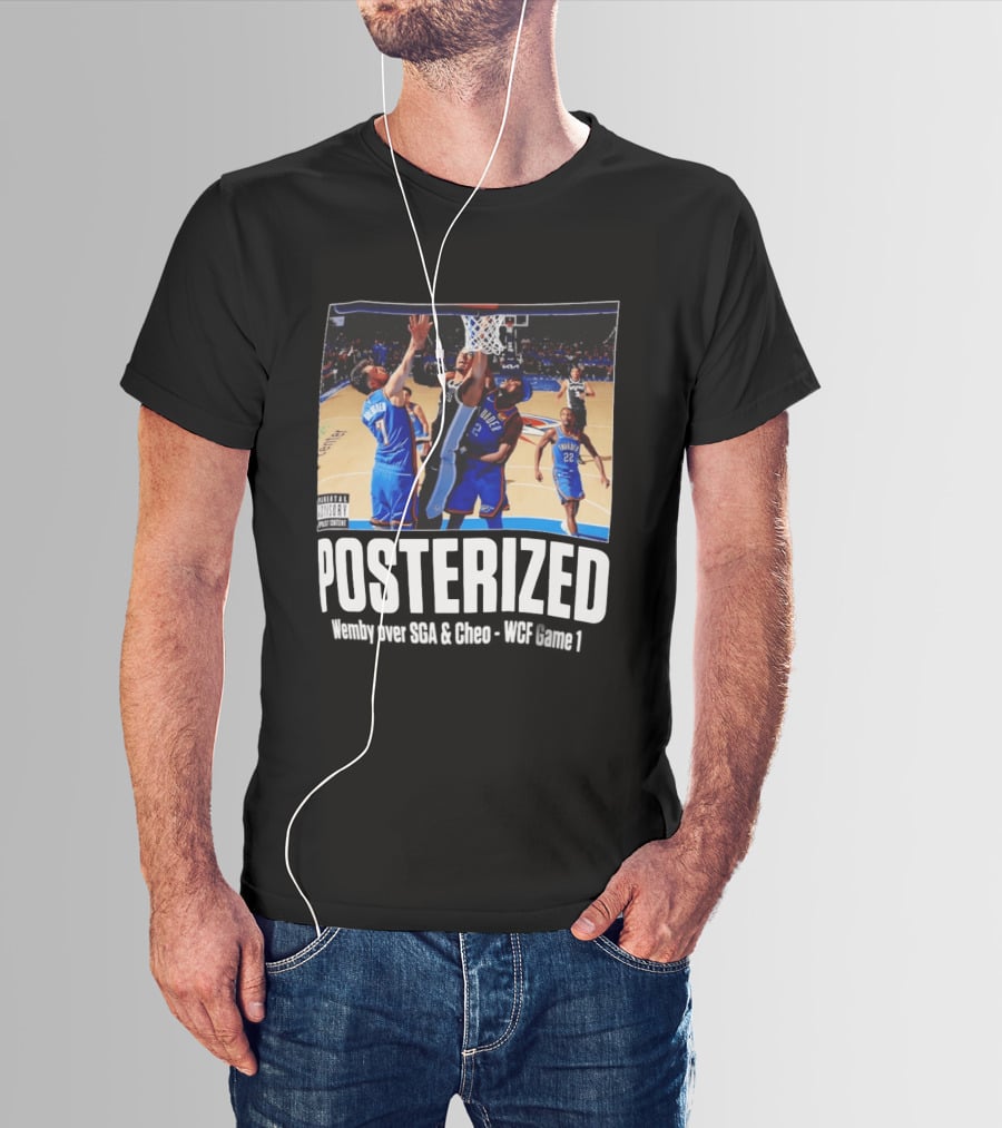 Ized Victor Wembanyama Chet Holmgren Shai Gilgeous Alexander NBA Game 1 2026 T-Shirt