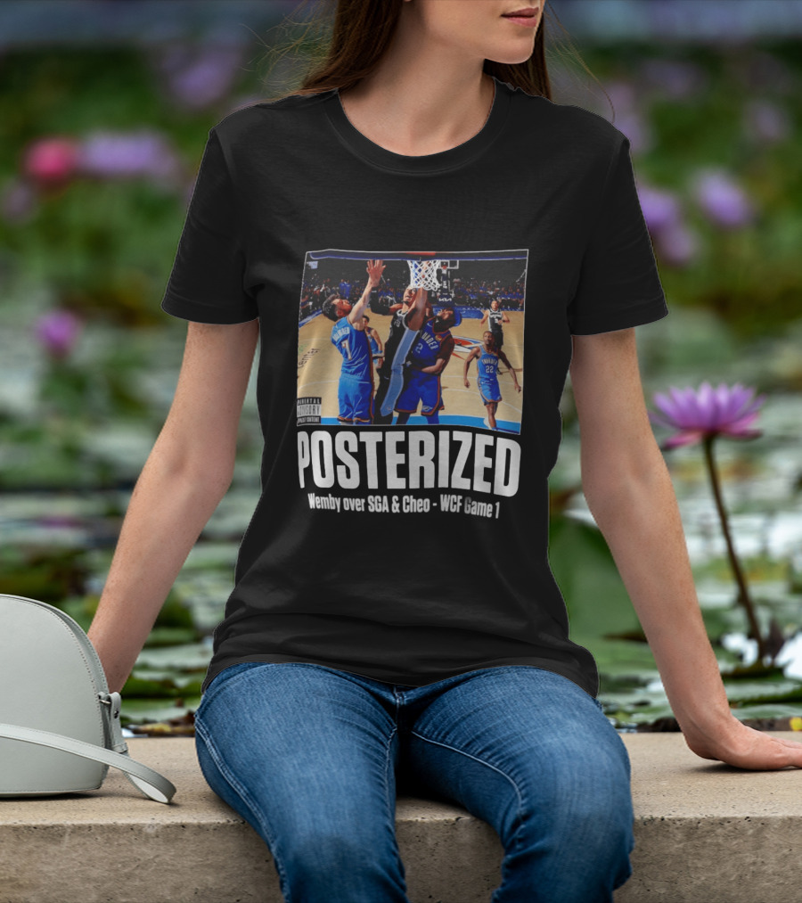 Ized Victor Wembanyama Chet Holmgren Shai Gilgeous Alexander NBA Game 1 2026 T-Shirt