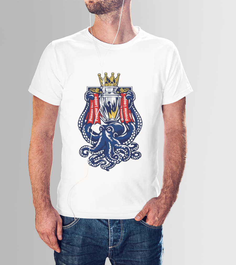 Octopus Holding Premier League Trophy Arsenal 2026 T-Shirt