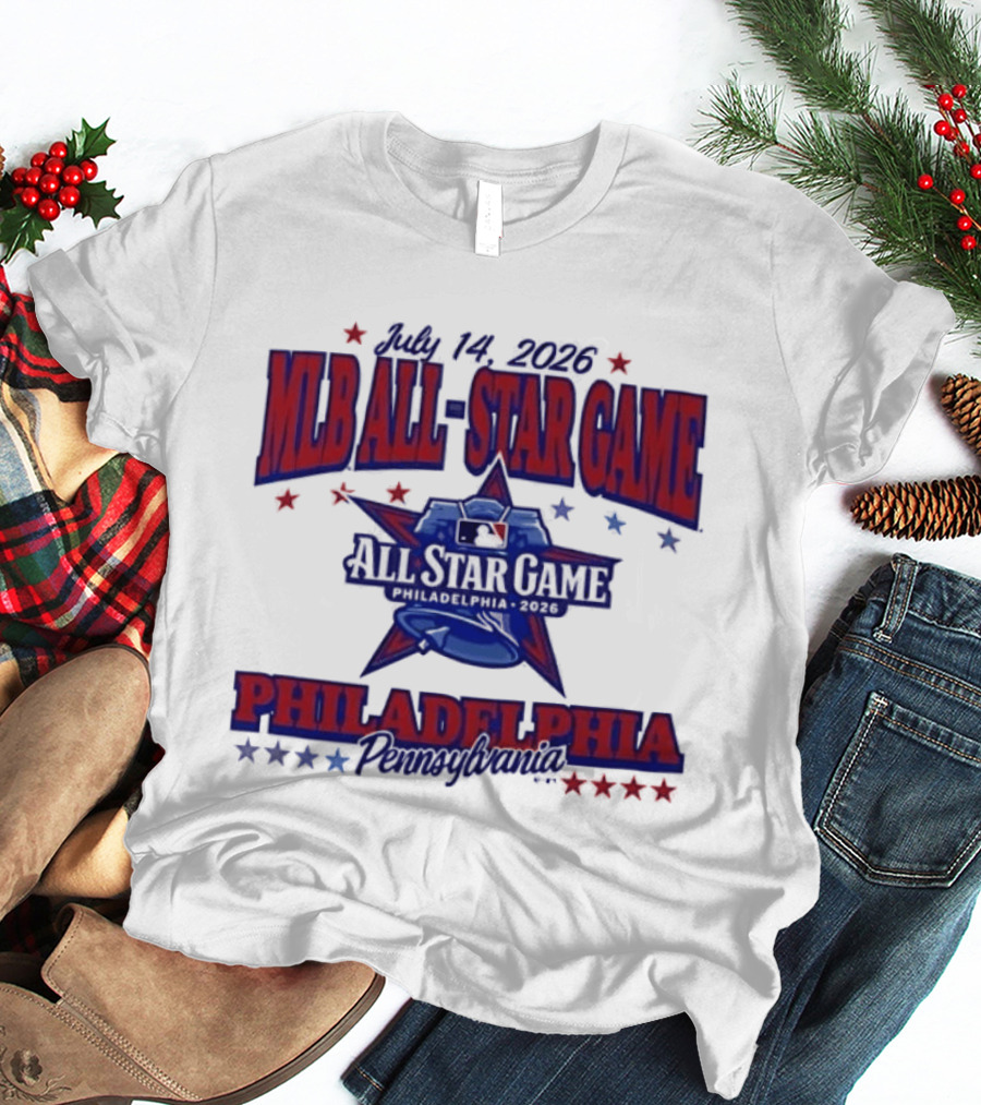 July 14 2026 MLB All Star Game Philadelphia Pennsylvania Liberty Bell Stars T-Shirt