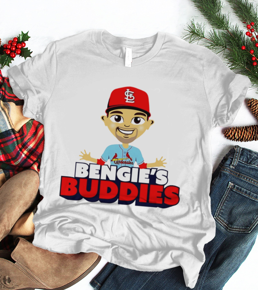Bengie's Buddies St. Louis Cardinals Cardenales Caricature T-Shirt