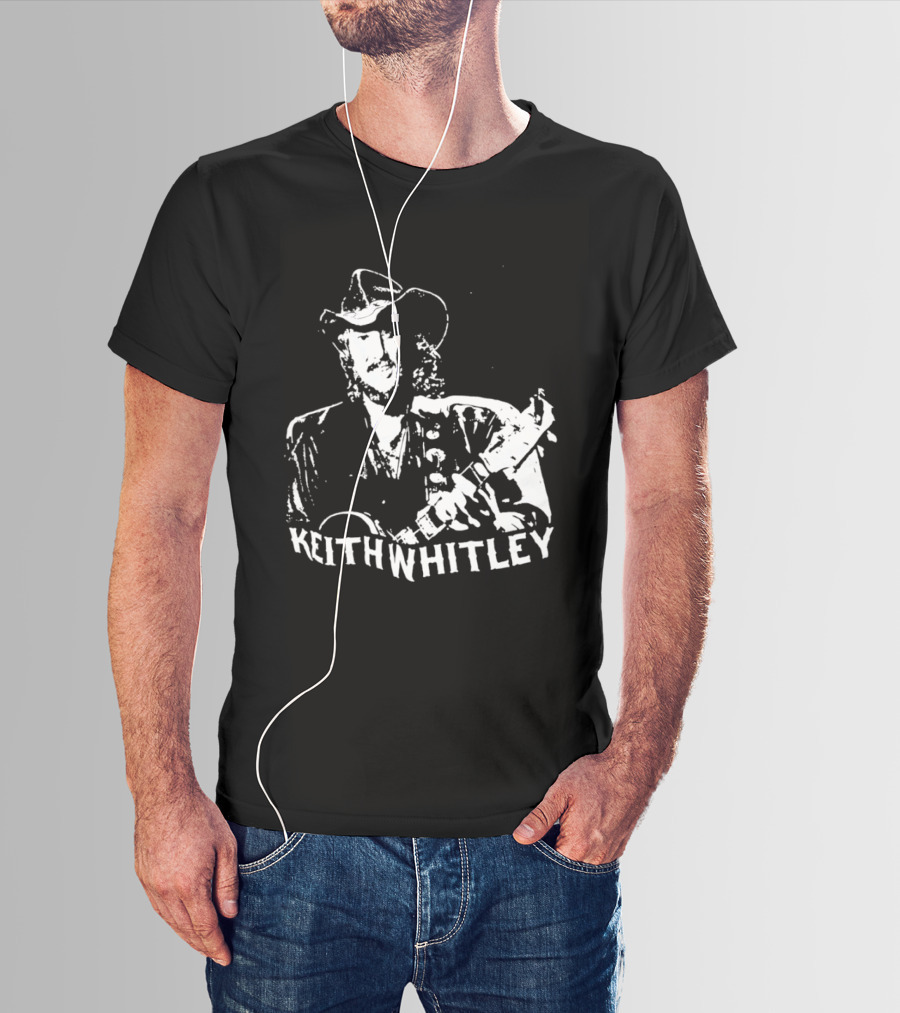 Keith Whitley Cowboy Hat Guitar T-Shirt