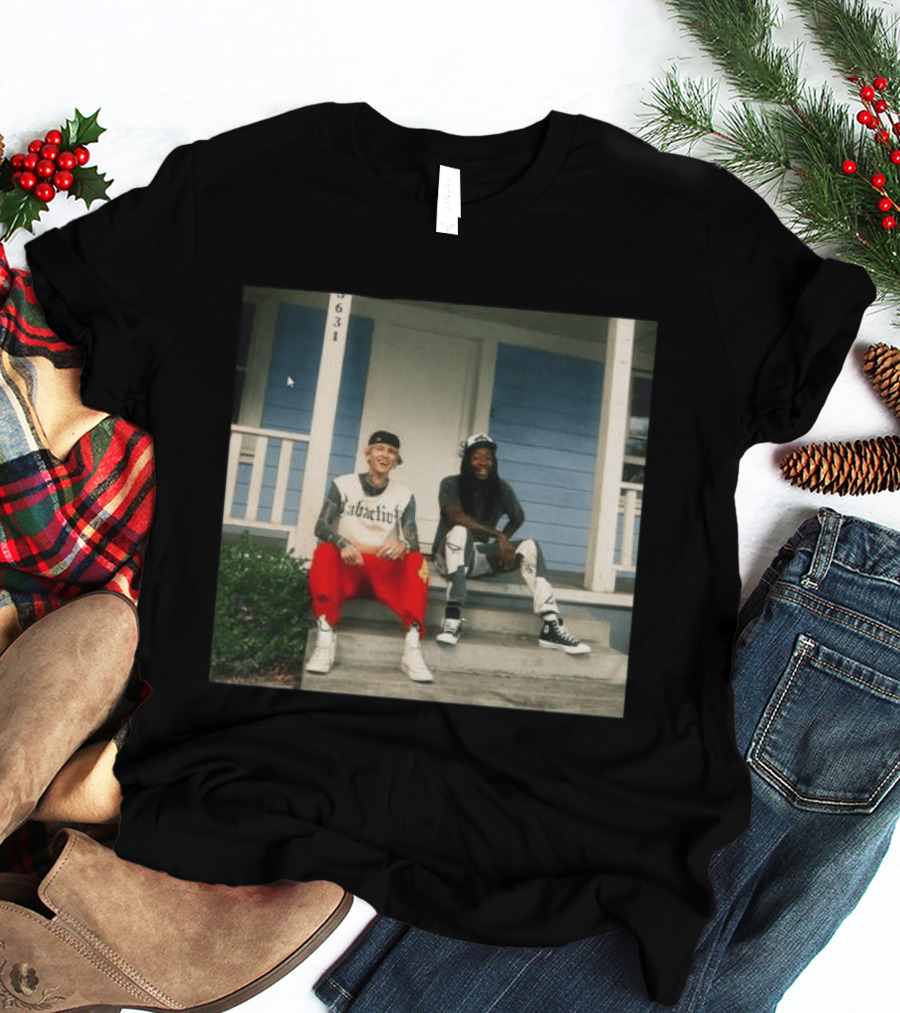 Machine Gun Kelly MGK X Wiz Khalifa Blog Era Boyz Mixtape Cover 3631 T-Shirt