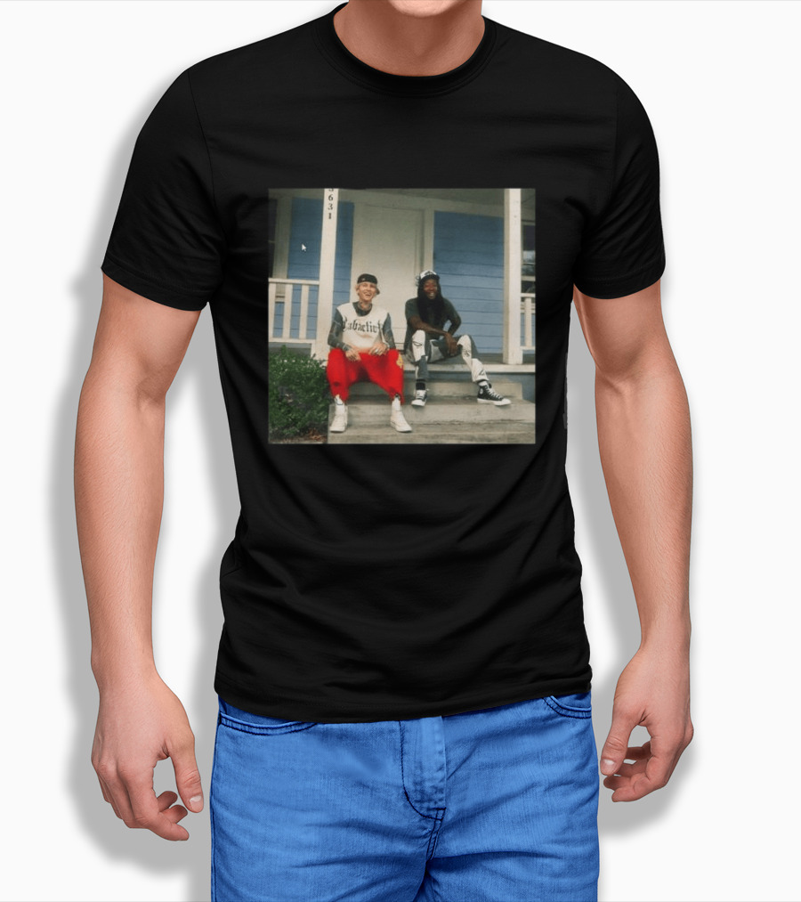 Machine Gun Kelly MGK X Wiz Khalifa Blog Era Boyz Mixtape Cover 3631 T-Shirt