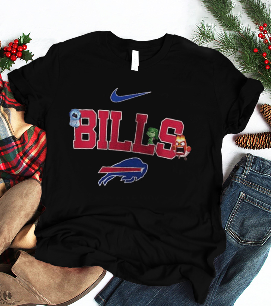 Buffalo Bills Nike Inside Out Characters All The Feels T-Shirt