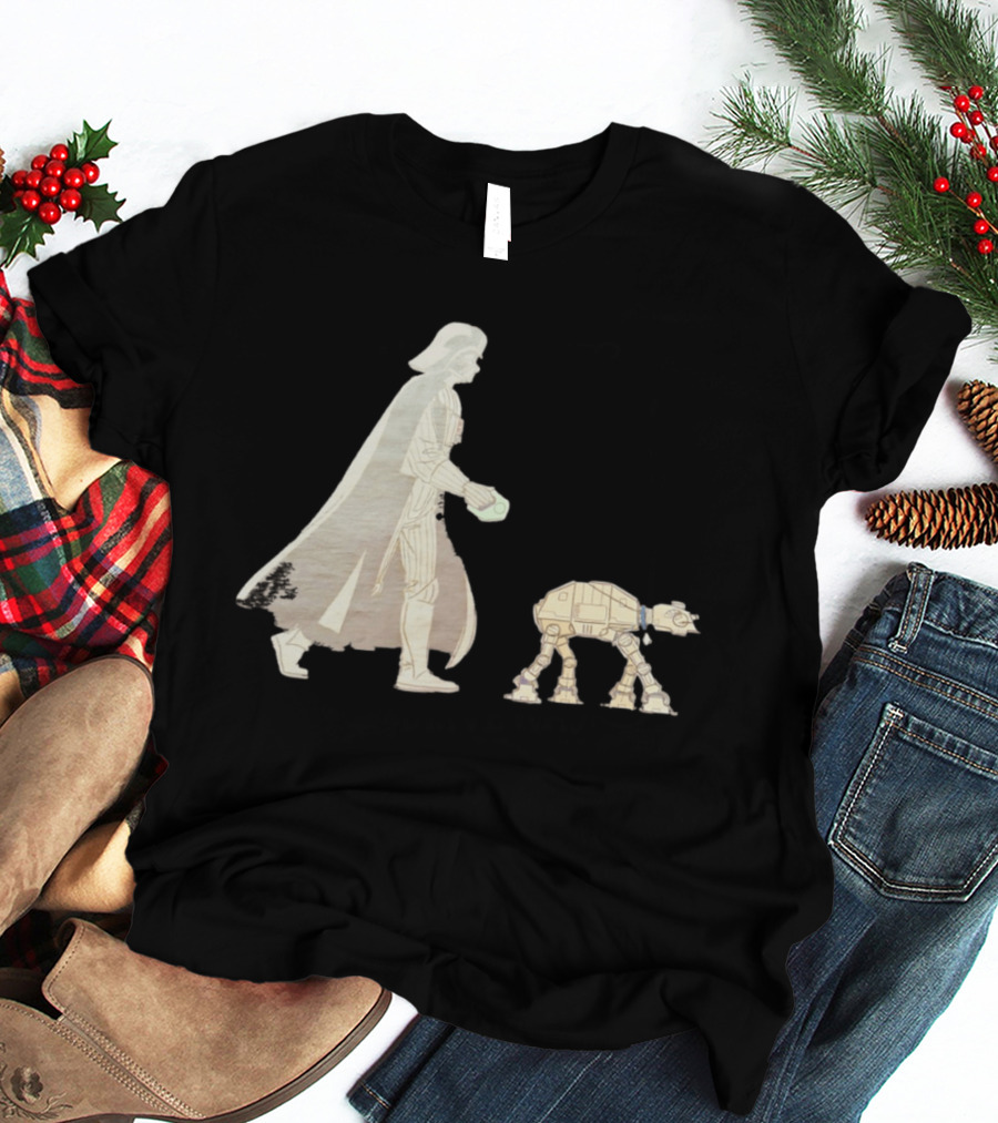 Star Wars Darth Vader Walking AT AT Walker T-Shirt