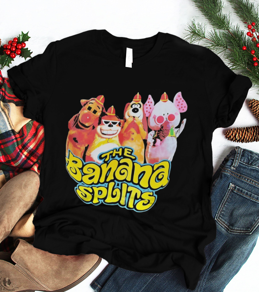 The Banana Splits Characters Hanna Barbera Retro Animation Series T-Shirt