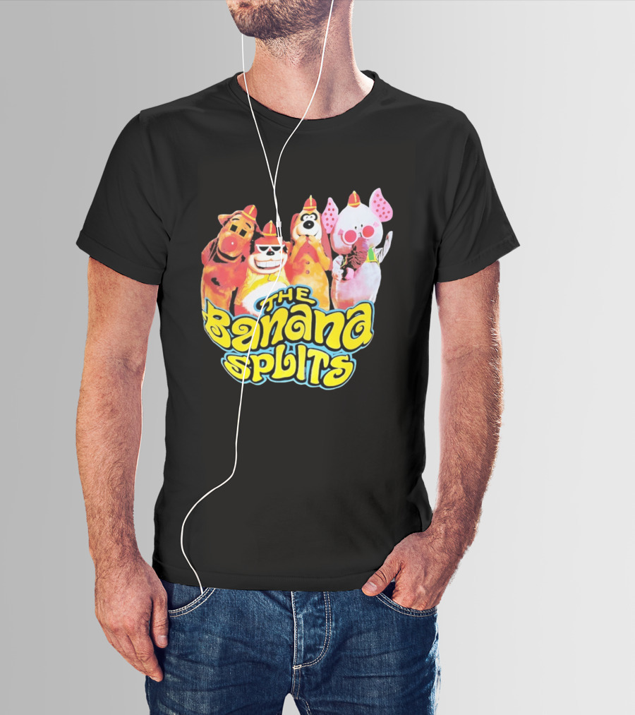 The Banana Splits Characters Hanna Barbera Retro Animation Series T-Shirt