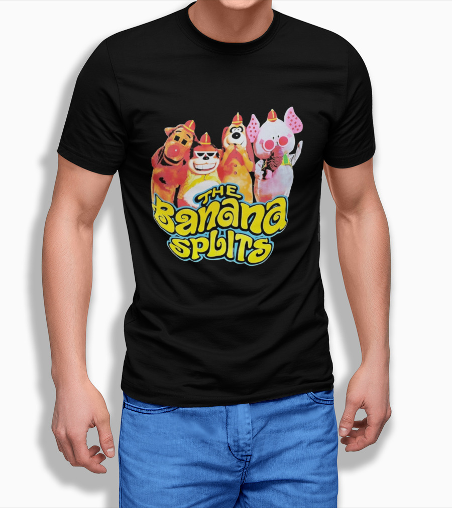 The Banana Splits Characters Hanna Barbera Retro Animation Series T-Shirt