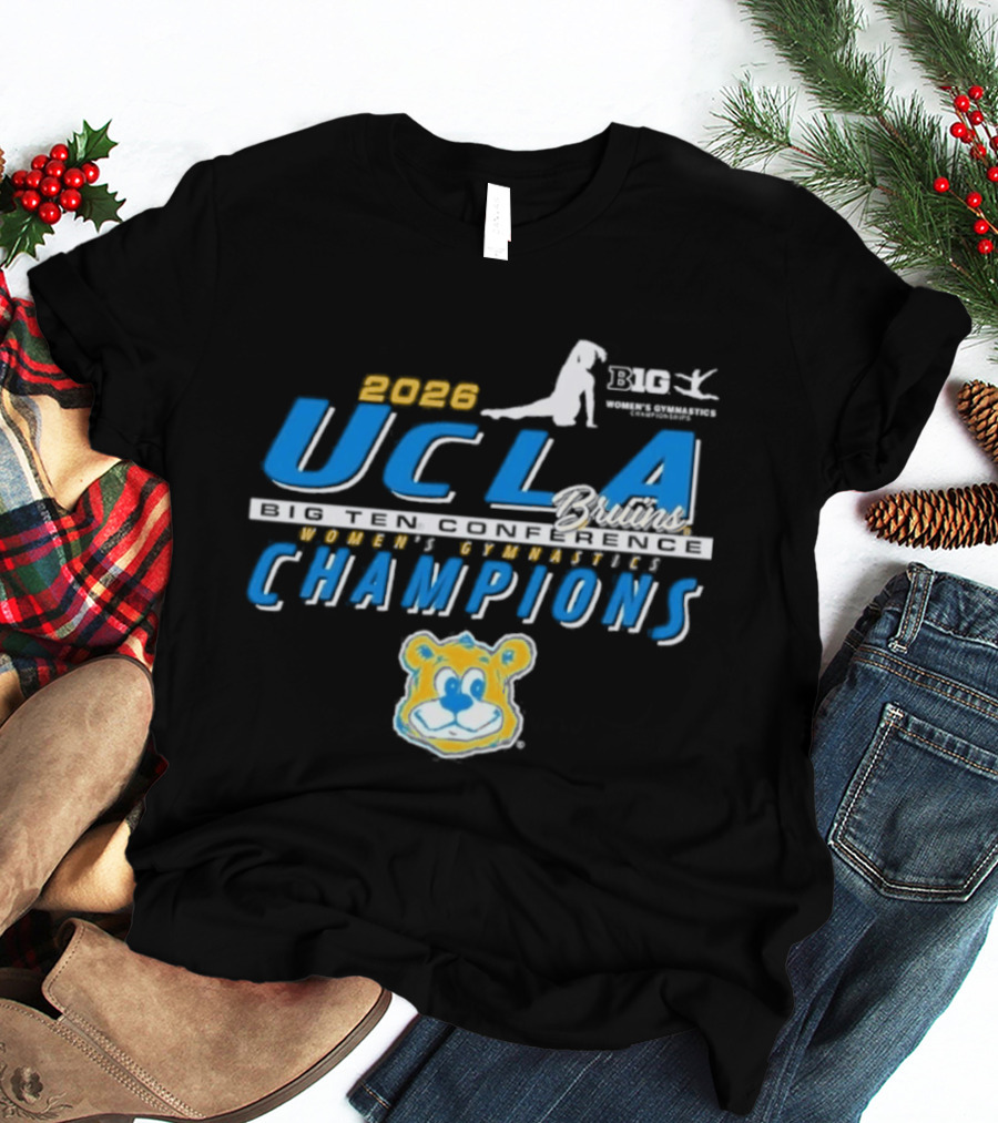 2023 UCLA Bruins Gymnastics Women's Big Ten Champions T-Shirt