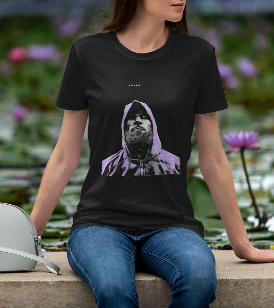 Witness LeBron James Style Purple T-Shirt