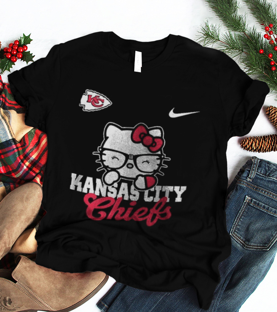 Kansas City Chiefs Hello Kitty Nike Collaboration T-Shirt