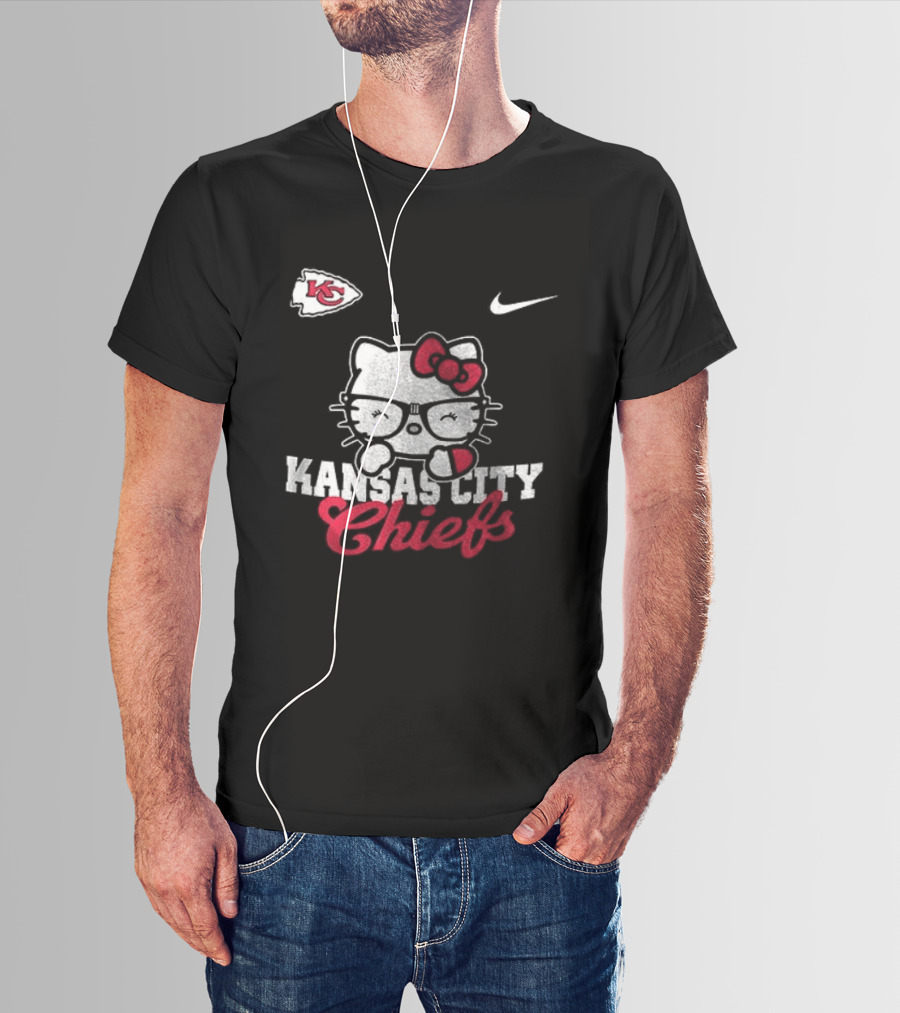 Kansas City Chiefs Hello Kitty Nike Collaboration T-Shirt
