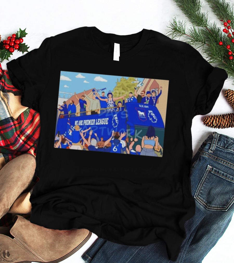 Ipswich Town Blue Army We Are Premier League Celebration Parade T-Shirt