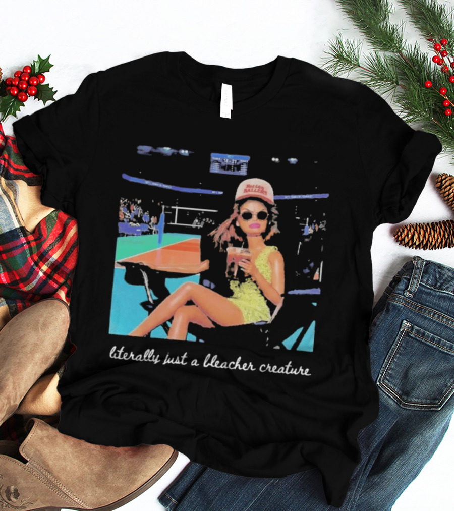 Barbie Maars Attack Volleyball Literally Just A Bleacher Creature T-Shirt
