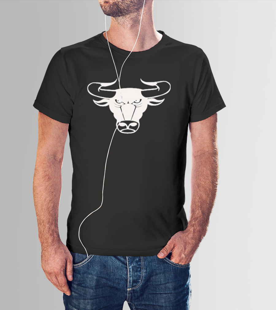 Bulls Head White T-Shirt