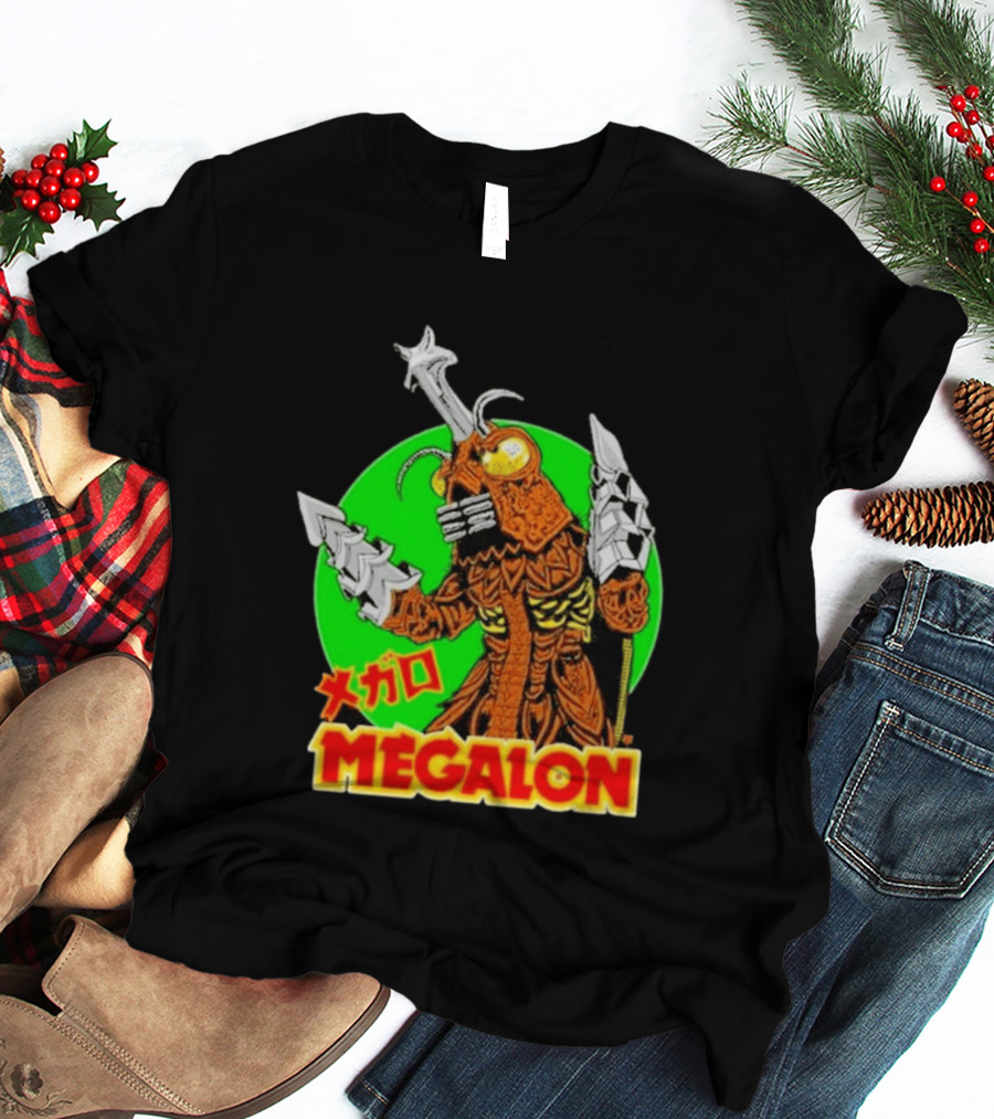 Cavitycolors Megalon Monster Kaiju Japanese Horror And Halloween T-Shirt