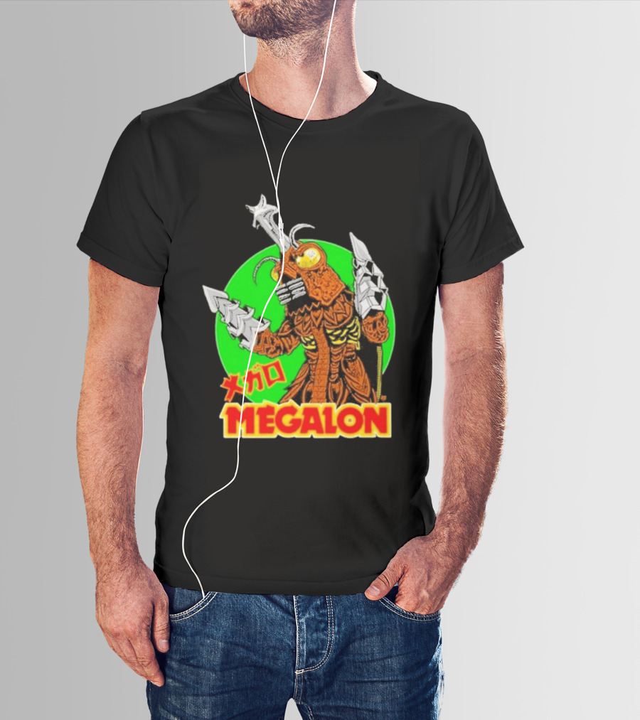 Cavitycolors Megalon Monster Kaiju Japanese Horror And Halloween T-Shirt
