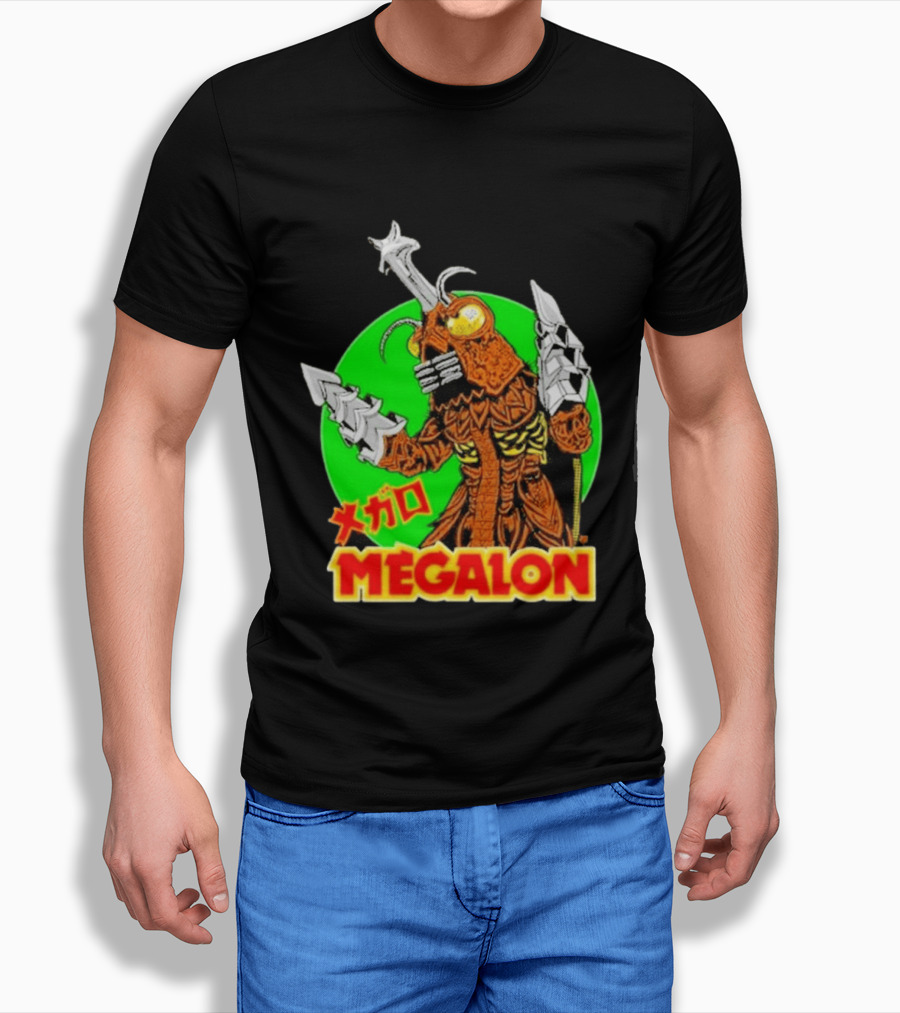 Cavitycolors Megalon Monster Kaiju Japanese Horror And Halloween T-Shirt